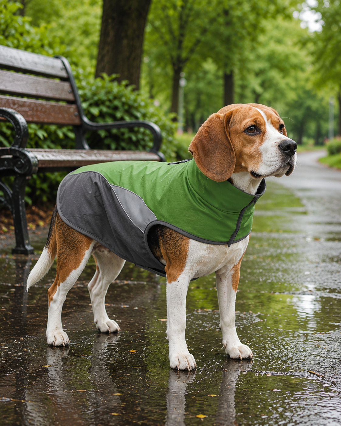 All-Weather Dog Jacket Raincoat Waterproof