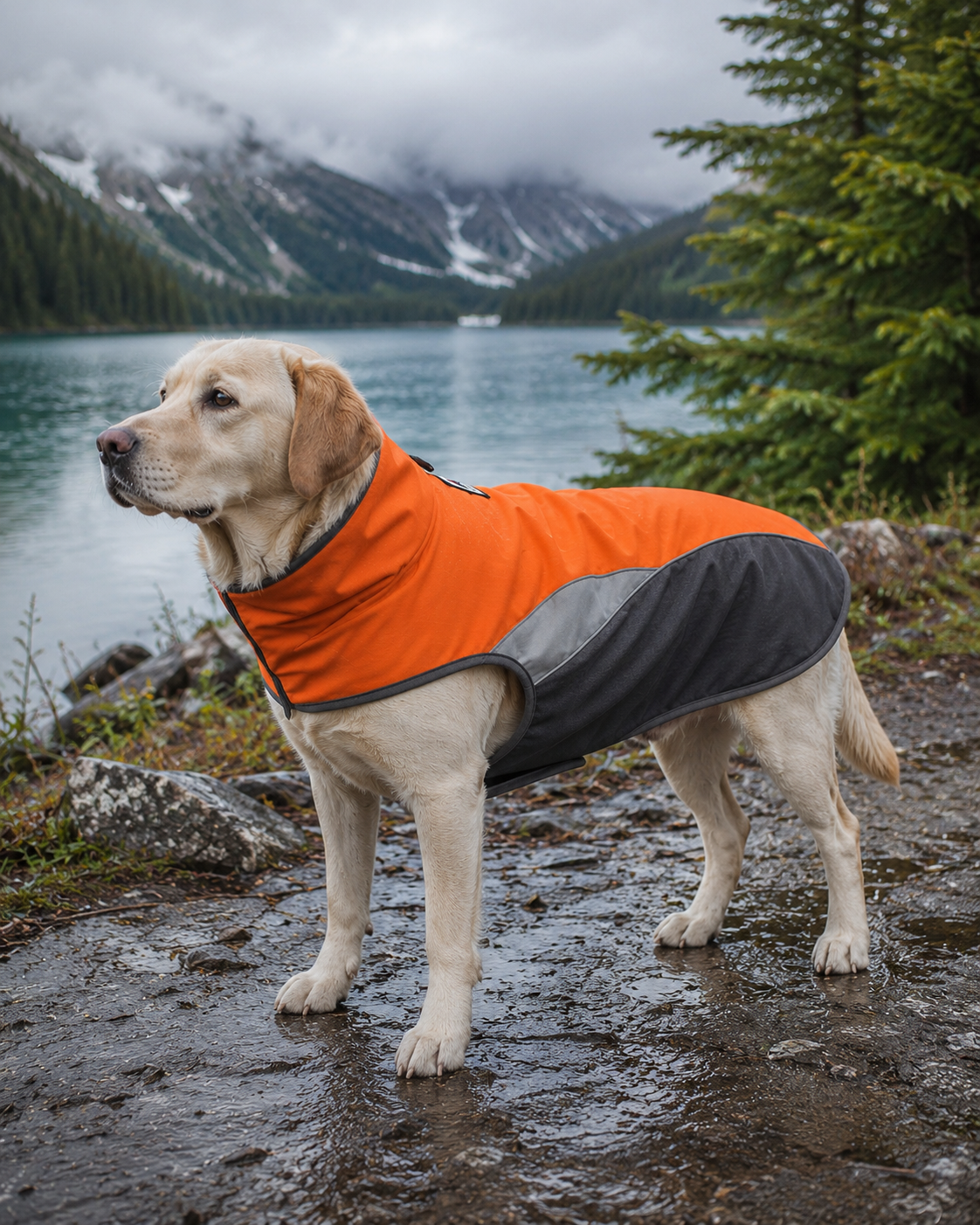 All-Weather Dog Jacket Raincoat Waterproof